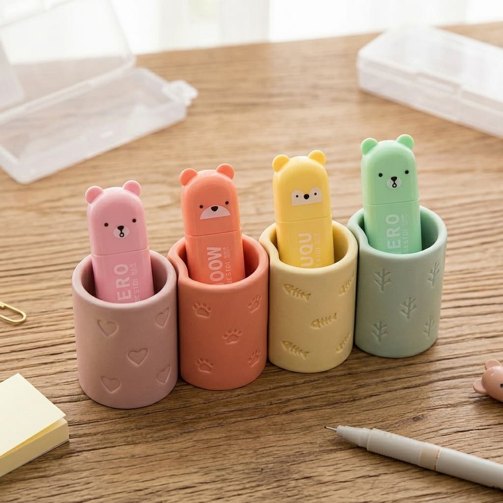 QUQU Bear Highlighter Set